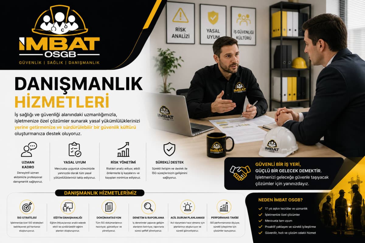 Danışmanlık İmbat OSGB İSG danışmanlık hizmetleri — uzman kadro, yasal uyum, risk yönetimi ve sürekli destek